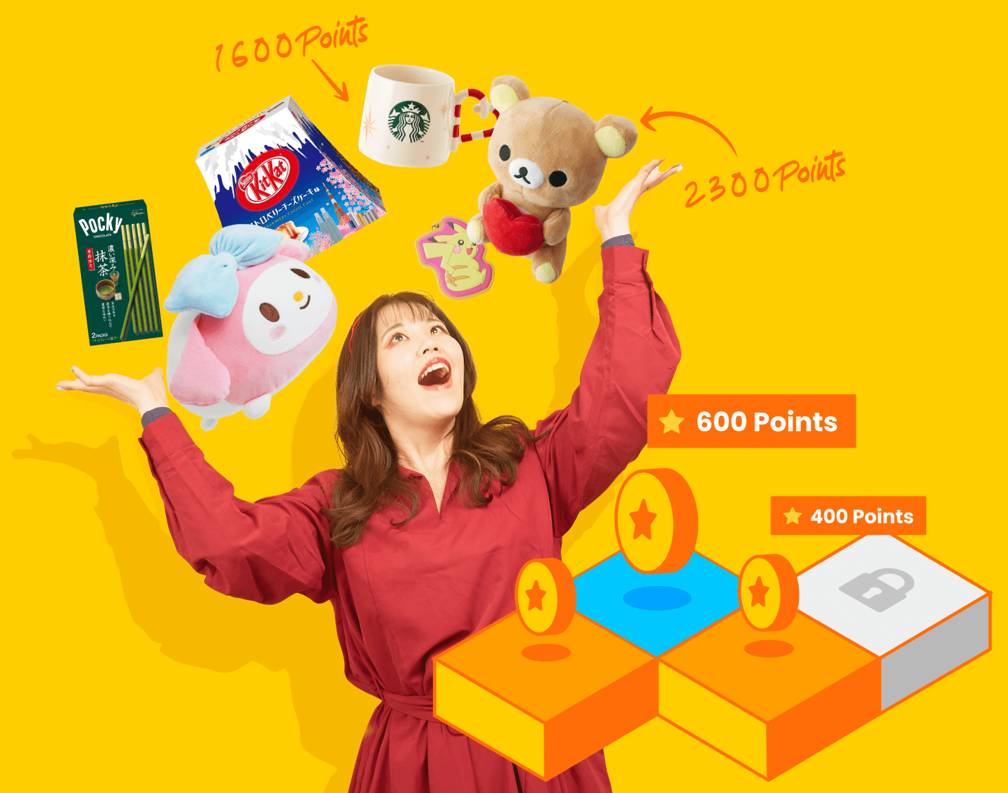 Build streaks and earn prizes