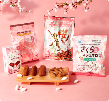 Sakura Season Limited Japanese Snacks